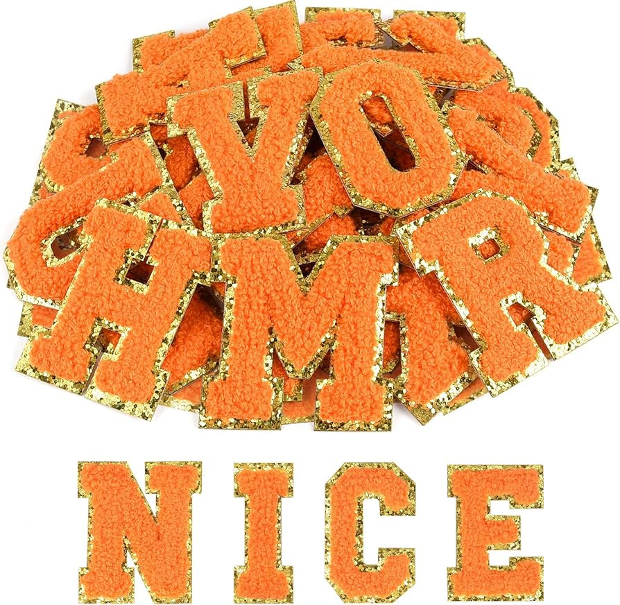 ASTARON 26 Pcs Self Adhesive Letter Patches Chenille Letters Stickers, A-Z Embroidered Applique P... | Amazon (US)