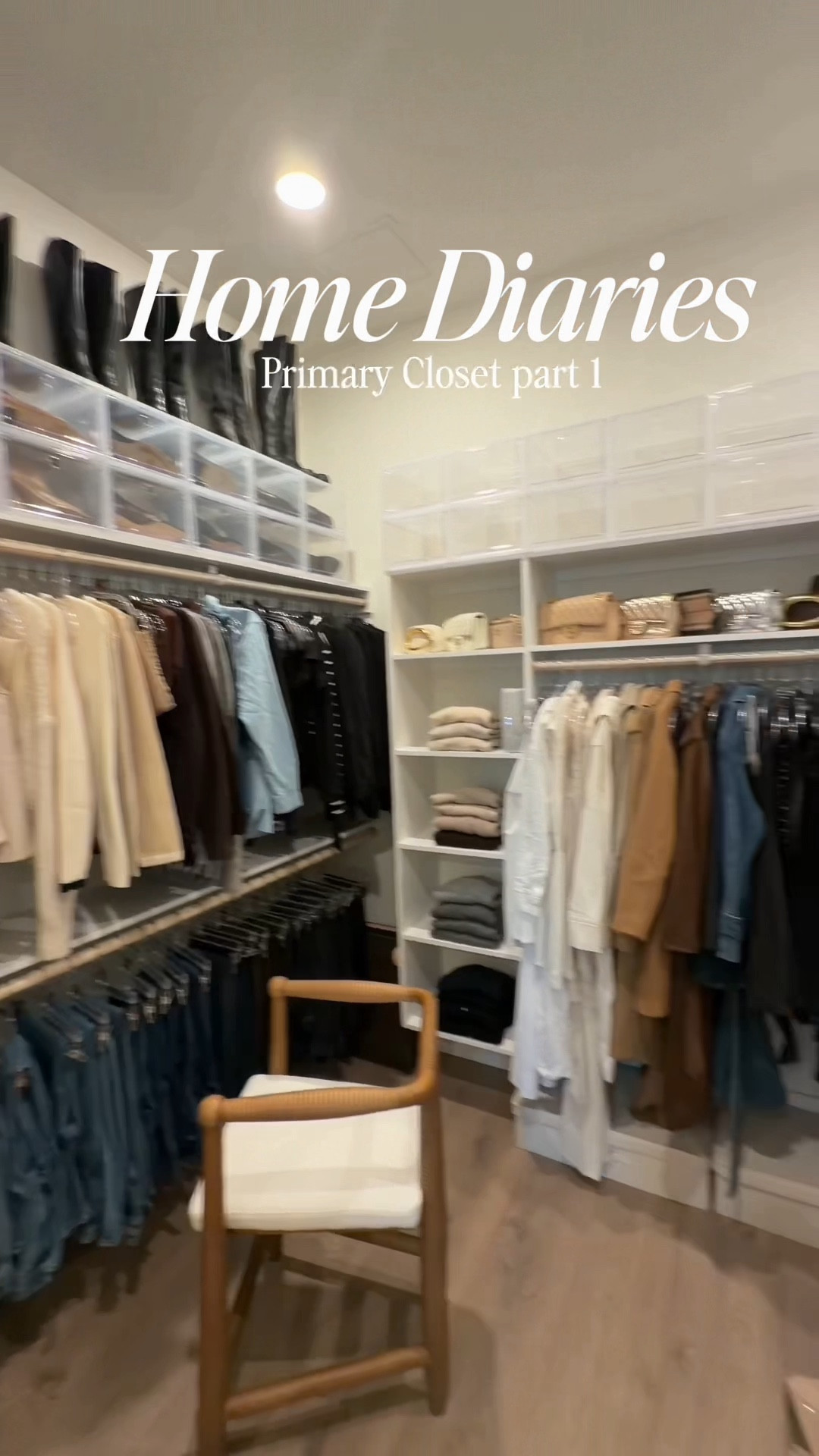 Closet Organization | neutral home decor, home decor, shoe organizers, organized closet, walk in closet organization, neutral outfit, everyday style, acrylic hangers, closet must haves 

#LTKStyleTip #LTKHome