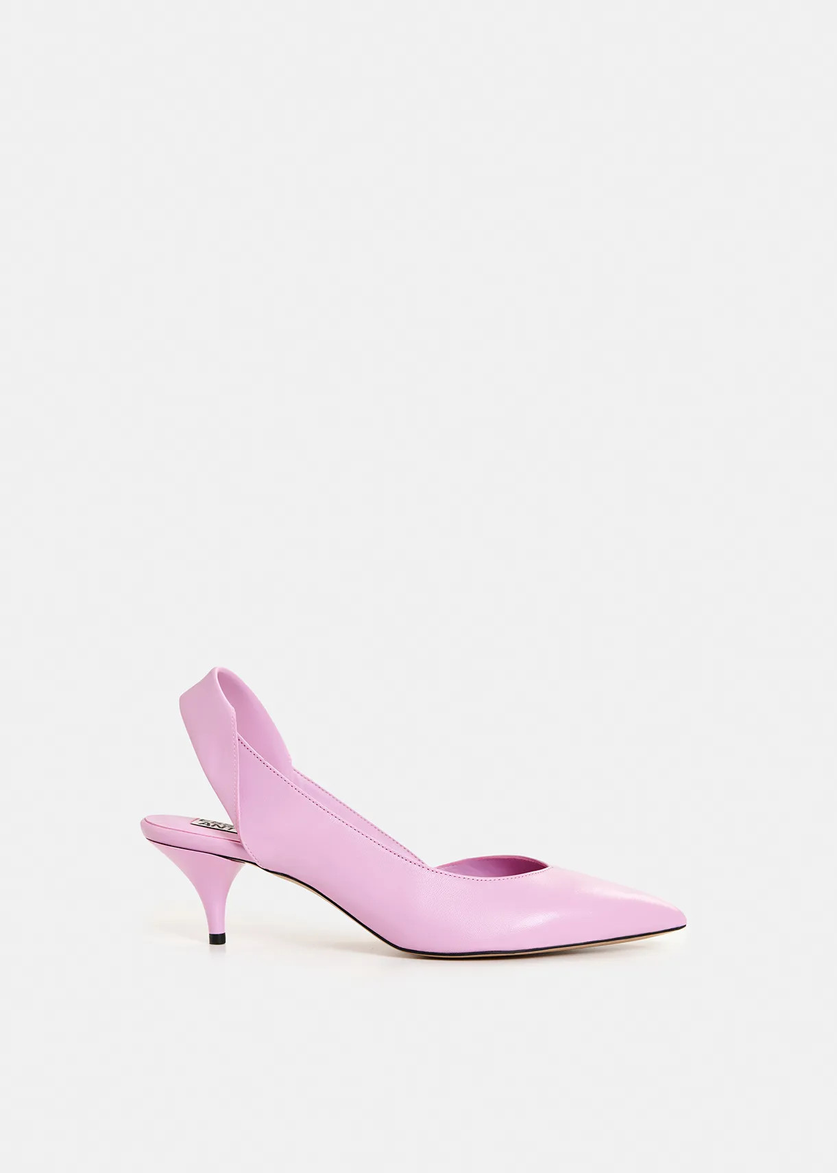 Pink leather slingback pumps | Essentiel Antwerp United States | Essentiel Antwerp