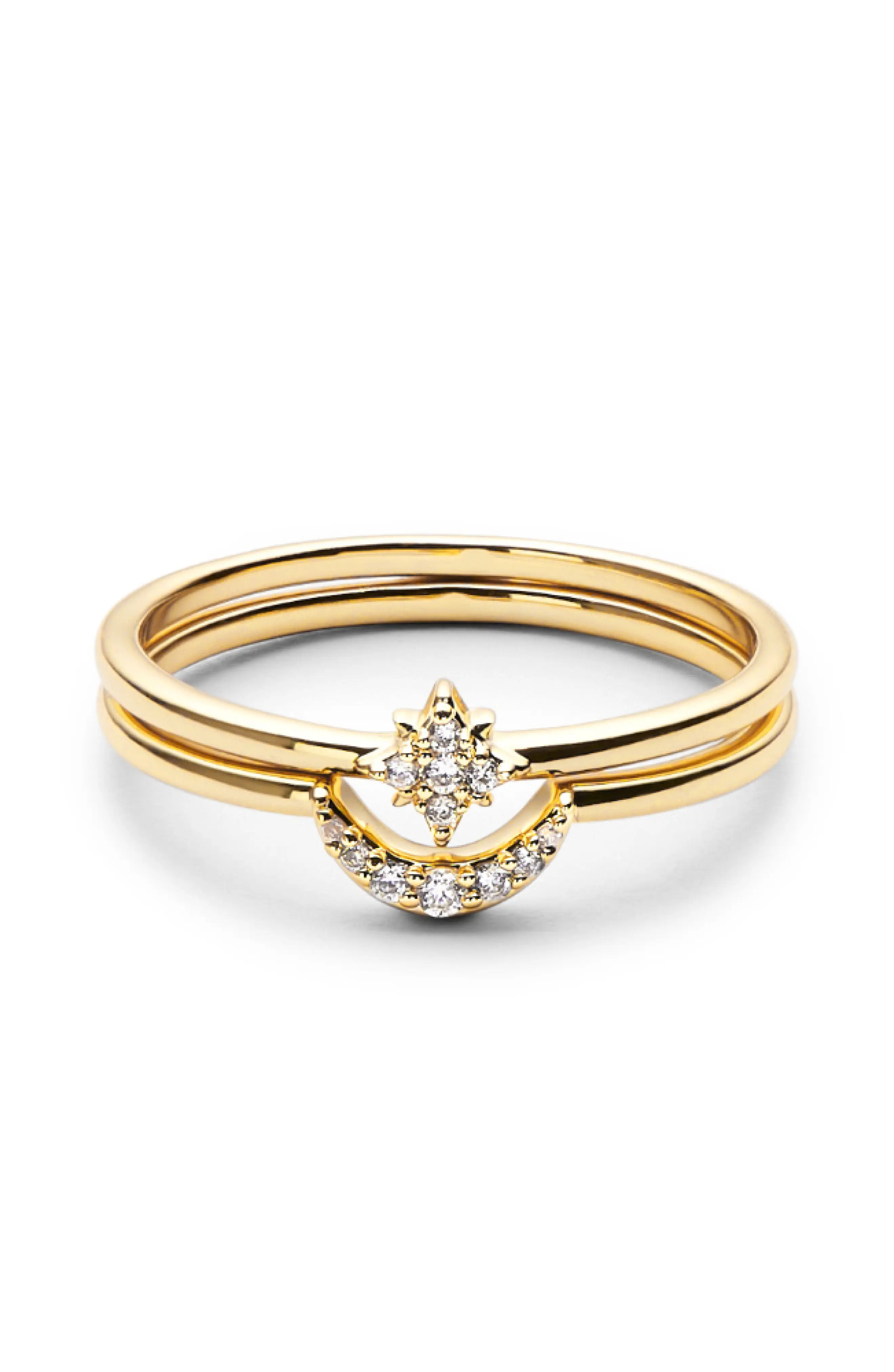 Moon and Star Rings - Sky Set (Women) | Nordstrom | Nordstrom