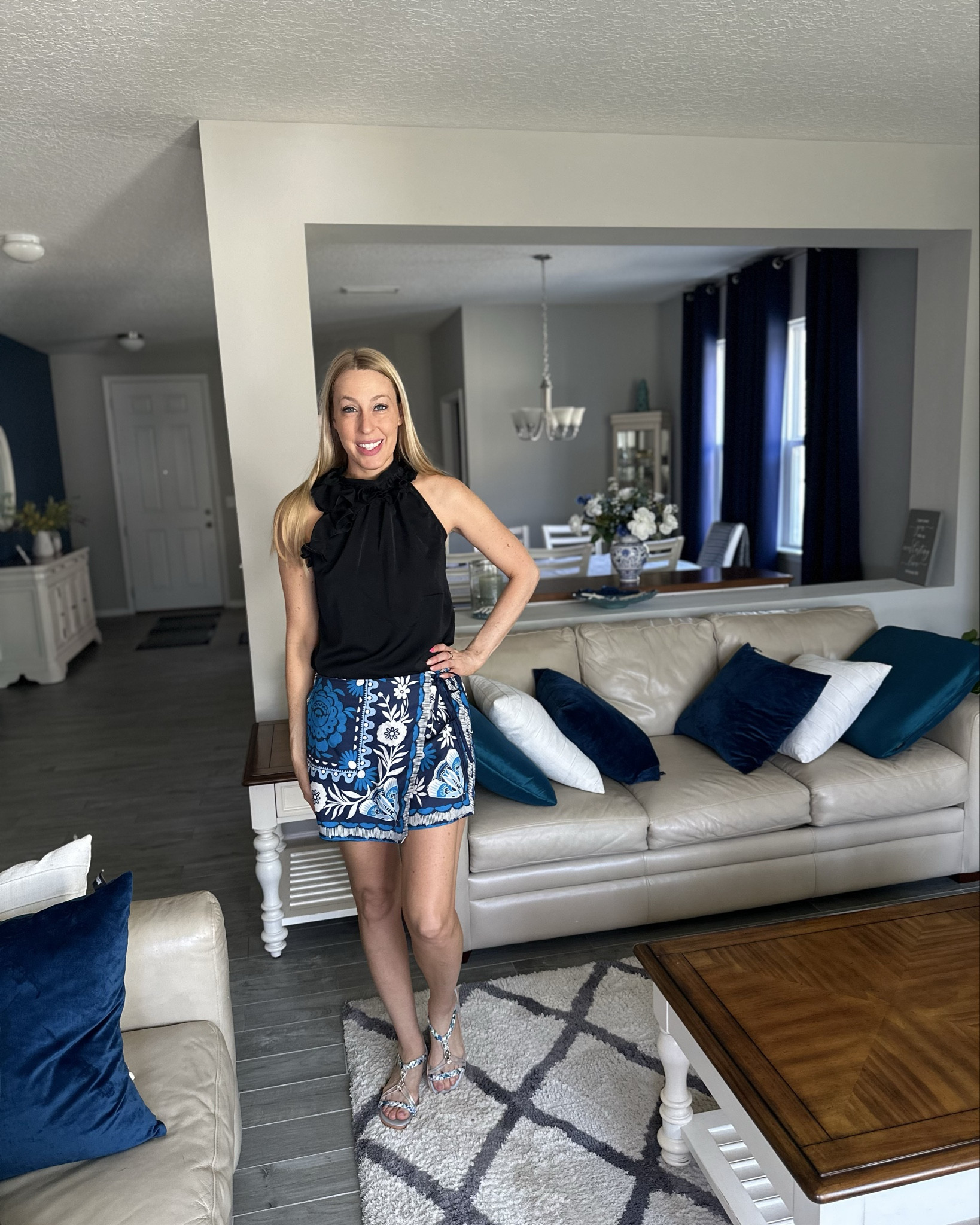 Classy summer outfit 
🖤a blouse that you can wear with any outfit 
🖤 a skirt that is actually shorts 
🖤fits true to size, wearing size small and I am 5’10”
🖤 Amazon fashion find under $50

#LTKTall