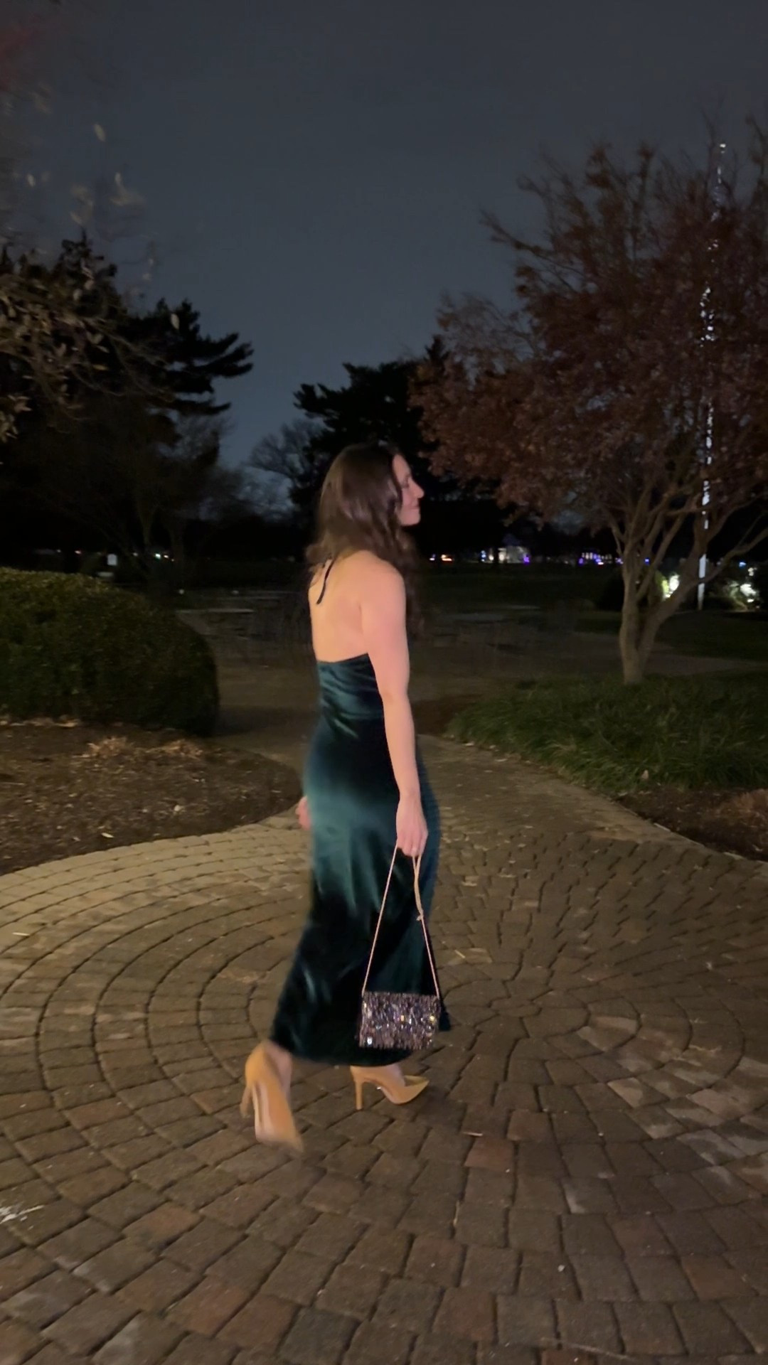 What I wore to a winter gala over the weekend! This is an older dark green velvet Reformation dress that I got for a wedding & never wore again so it felt like the right time to rewear it. I got these mustard yellow satin heels & this sequins bag for this event, though! ✨

#LTKHoliday #LTKSeasonal #LTKWedding