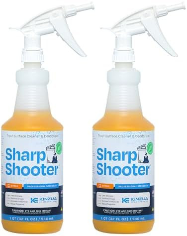KINZUA ENVIRONMENTAL Sharpshooter, Heavy-Duty Trash Can Odor Eliminator & Degreaser, Garbage Surf... | Amazon (US)