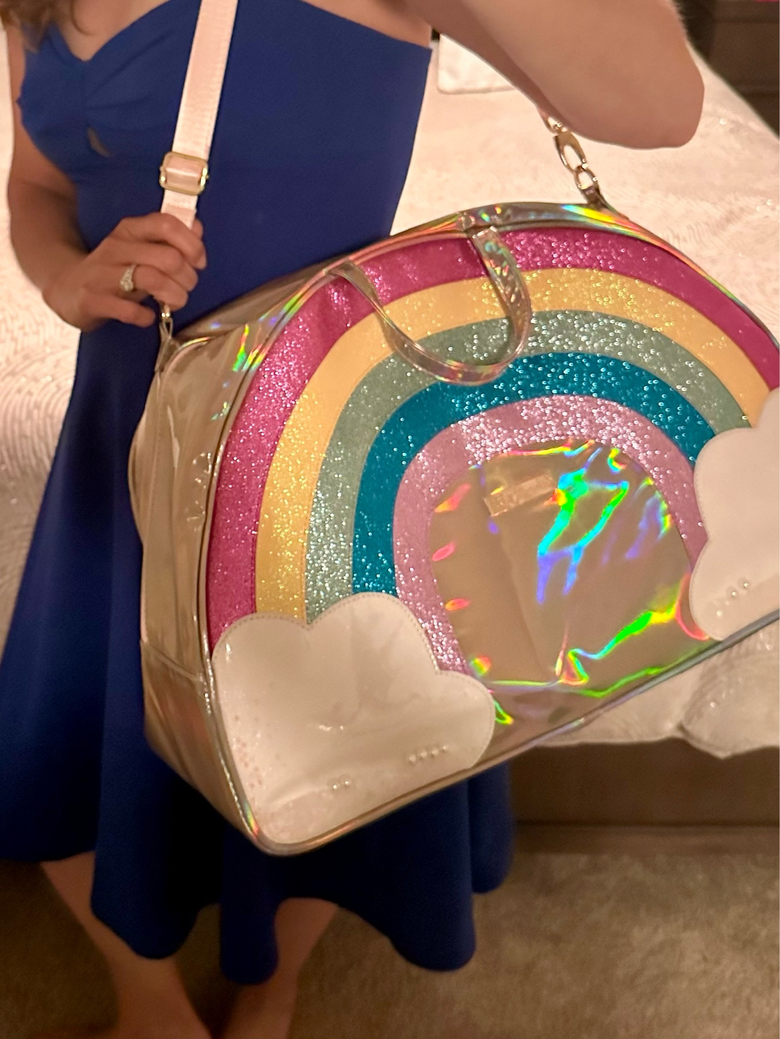 Travel in style with a pop of color, sparkles, and a bag that exudes happiness.

#LTKItBag #LTKTravel