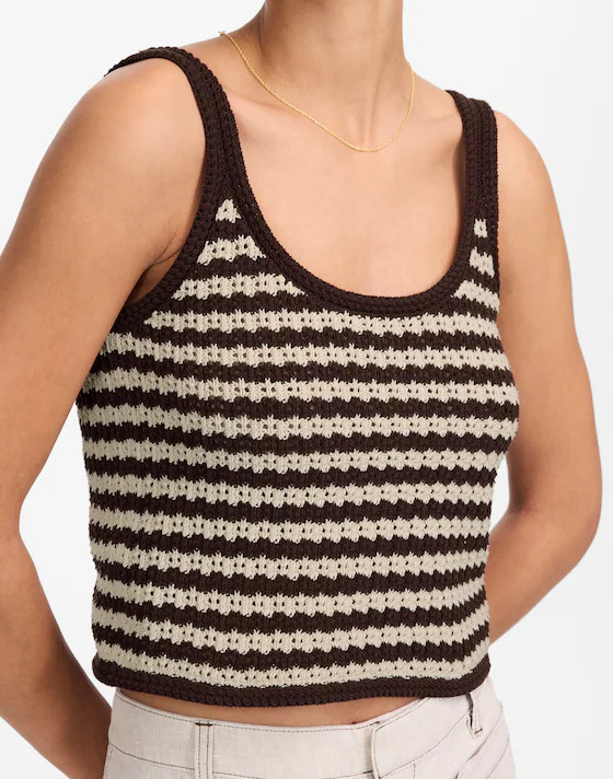 Open-Stitch Sweater Tank | Madewell