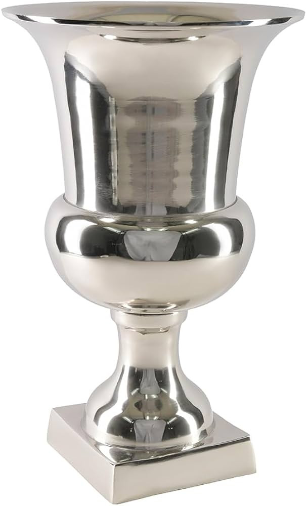 Serene Spaces Living Nickel Pedestal Urn Vase – Modern Floral Display, Versatile Vase & Elegant... | Amazon (US)