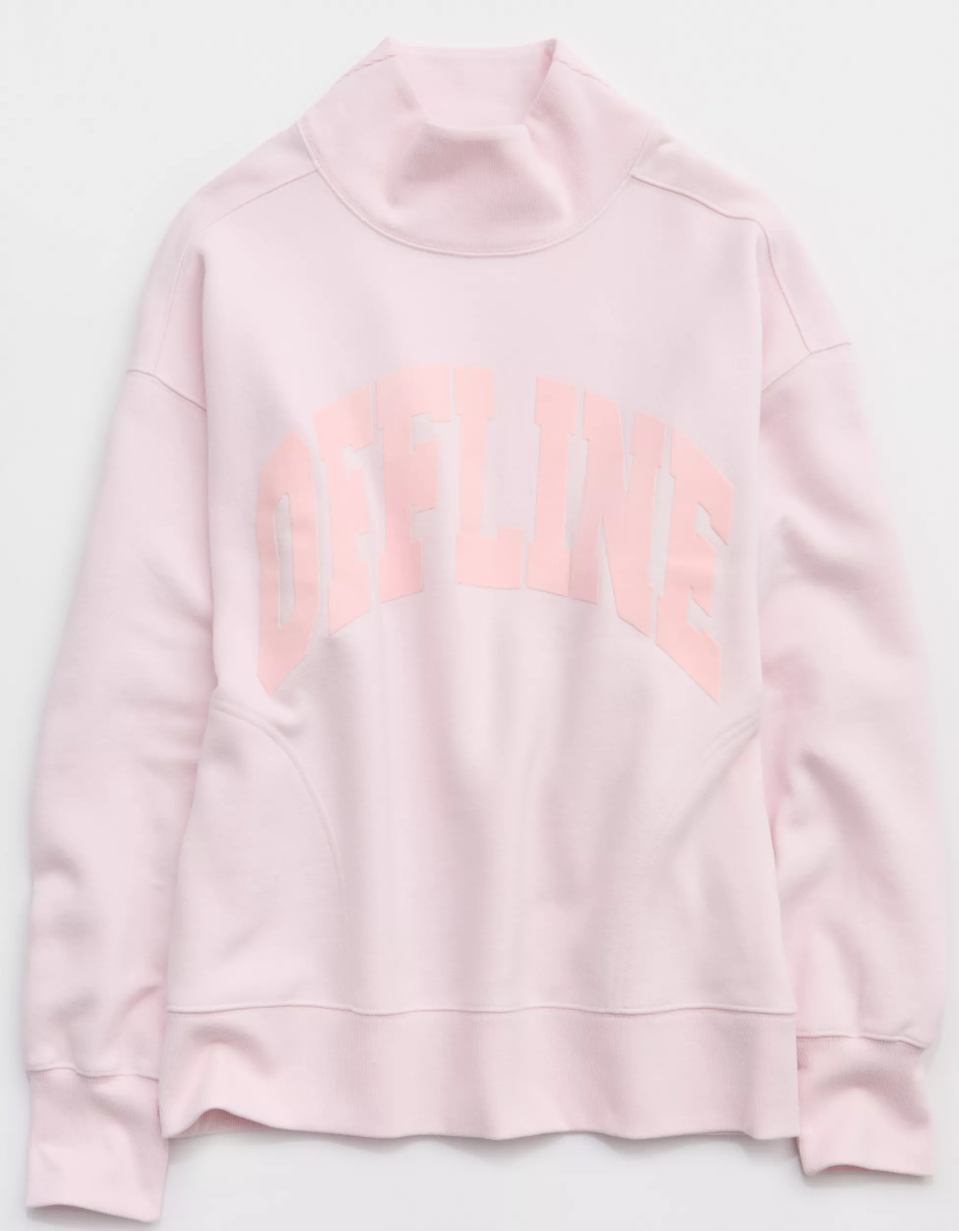 OFFLINE By Aerie Cloud Fleece Oversized Mockneck Sweatshirt | American Eagle Outfitters (US & CA)