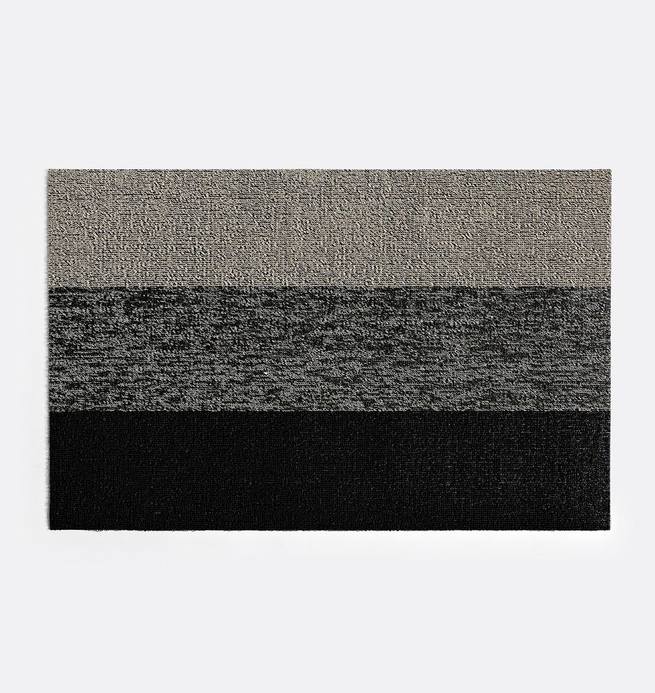 18" x 28" Neutral Chilewich Marbled Stripe Mat
 | Rejuvenation | Rejuvenation