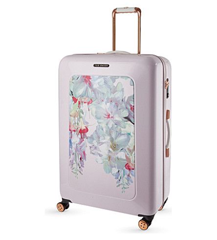 Take Flight floral large four-wheel suitcase 80cm | Selfridges