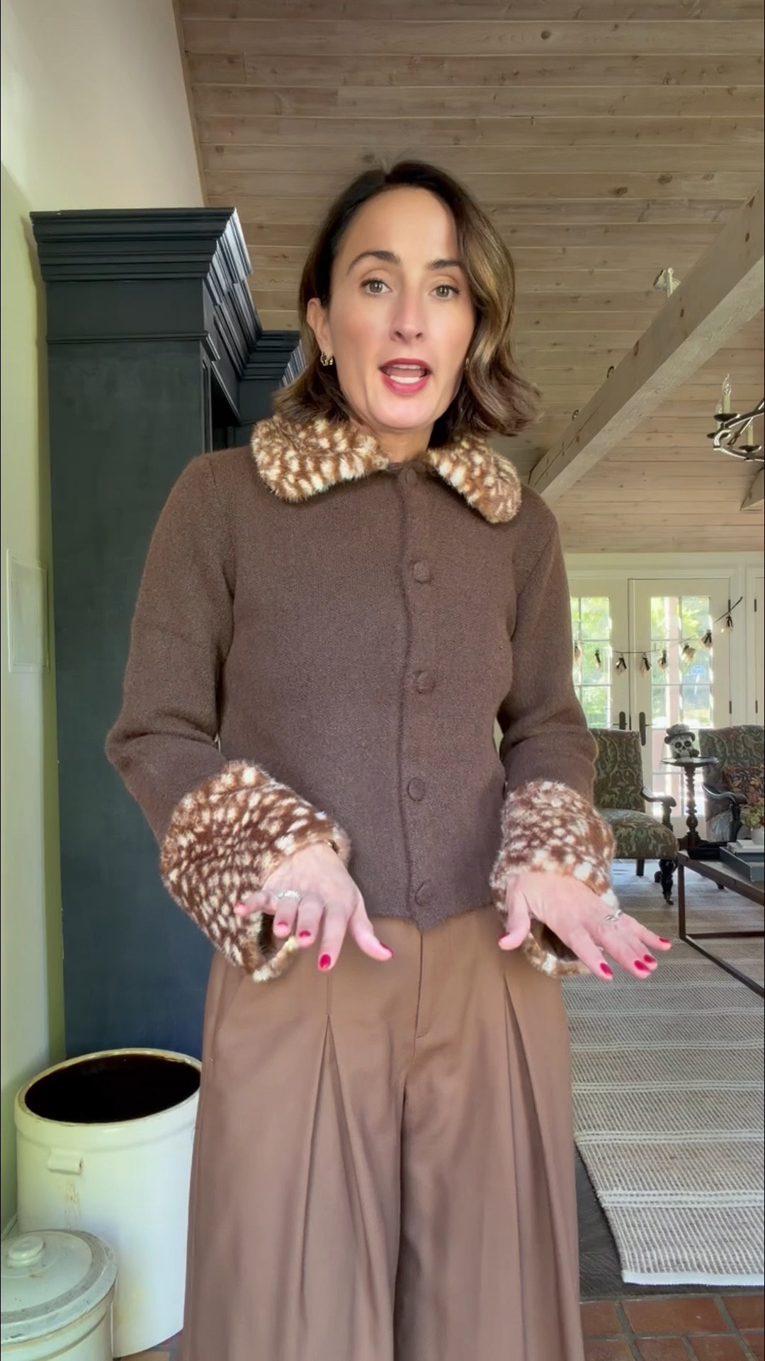 The cutest cardigan that looks way more expensive than it is.