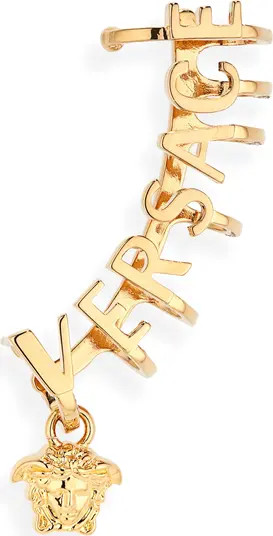 Versace Medusa Charm Logo Ear Crawler | Nordstrom | Nordstrom