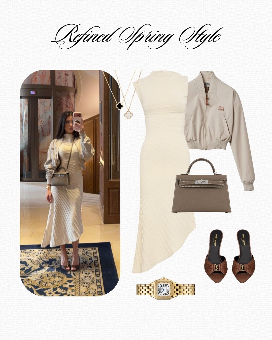 Refined spring style for breakfast in Paris 🌸
Linked below: The @MESHKI Pleated Knit Dress.

#LTKdresses #LTKeurope #LTKspring