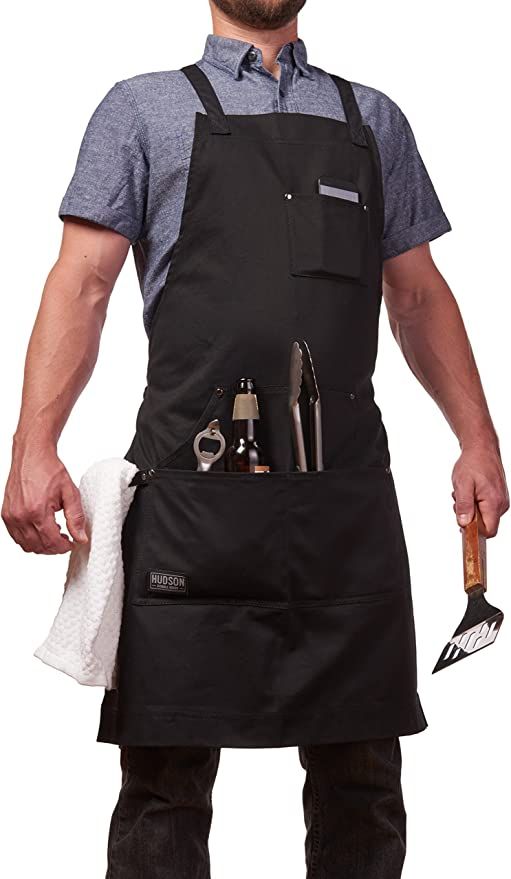 Hudson Durable Goods - Professional Grade Chef Apron for Kitchen, BBQ & Grill | Amazon (US)