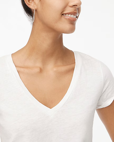 Vintage slub cotton V-neck tee | J.Crew Factory