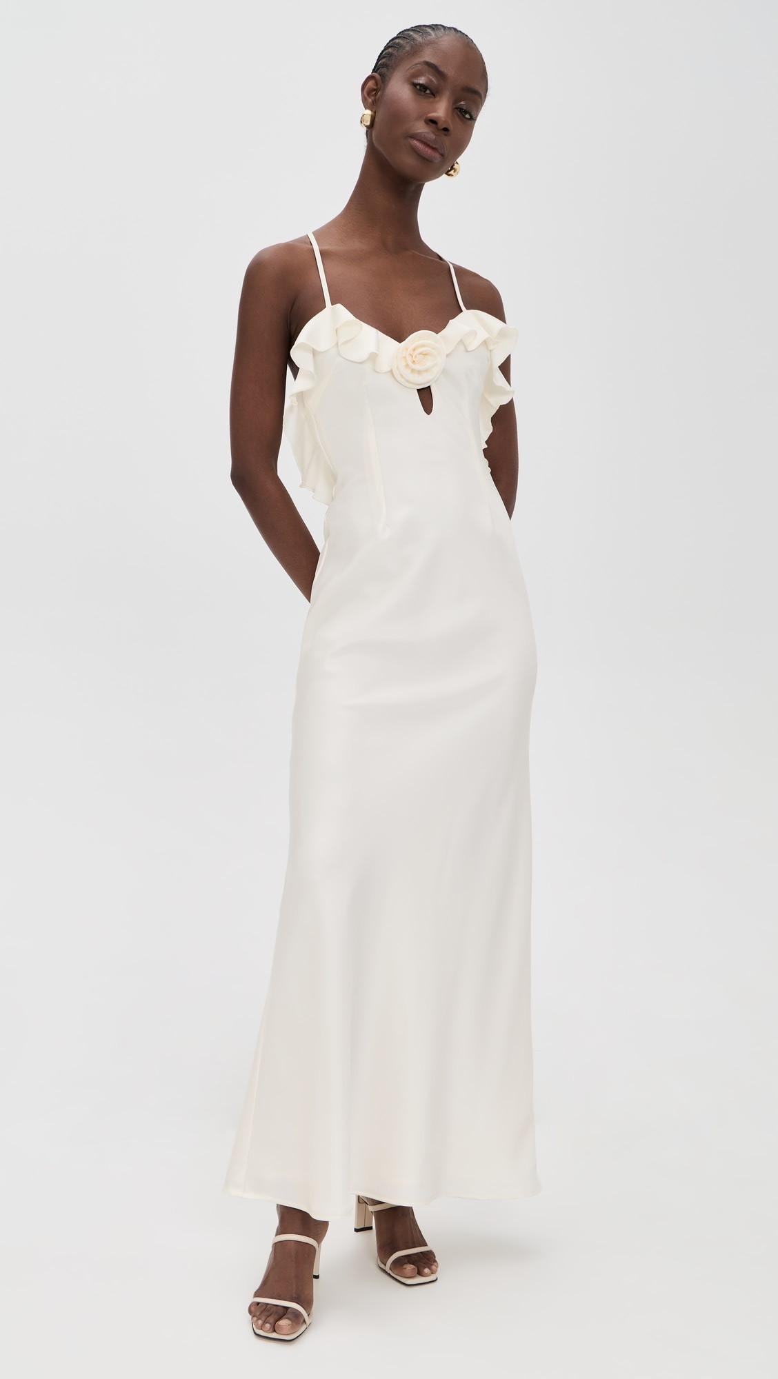 Avalee Frill Trim Maxi Dress | Shopbop