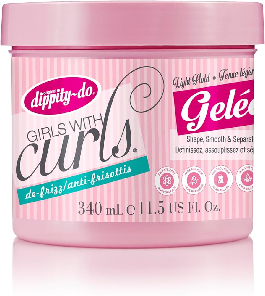 Dippity Do Girls with Curls Light Hold Gelee - Shape, Smoothe & Separate Your Curls - Formulated ... | Amazon (US)