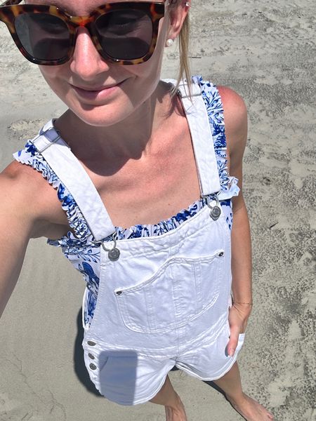One of my favorite things to throw on over my swimsuit is my white overalls! 🤍👙

#LTKFindsUnder100 #LTKSwim #LTKSaleAlert