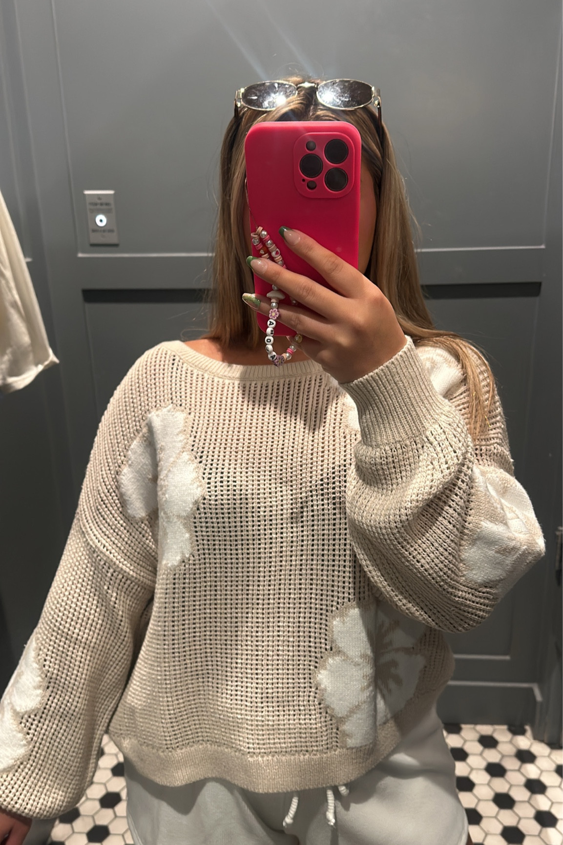 Hawaiian flower beach knit shoulder | off the shoulder | beach vacation 

#LTKtravel #LTKswim #LTKeurope