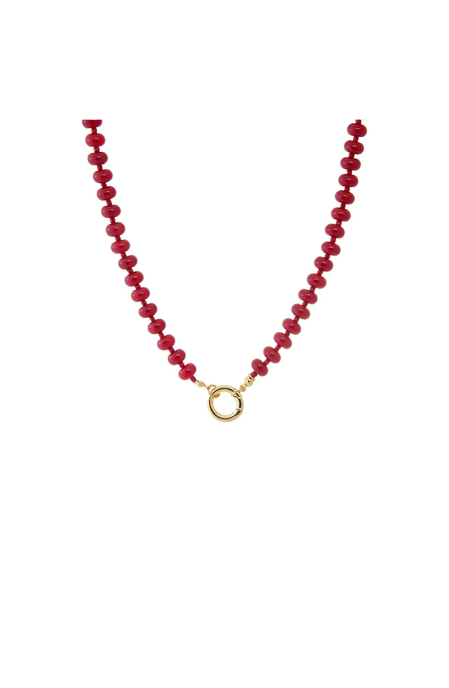 Magenta Beaded Clicker Necklace | Nordstrom