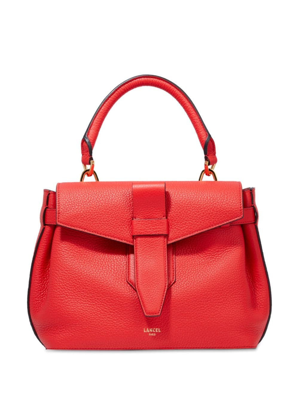 Lancel small Charlie de Lancer leather tote bag - Red | Farfetch Global