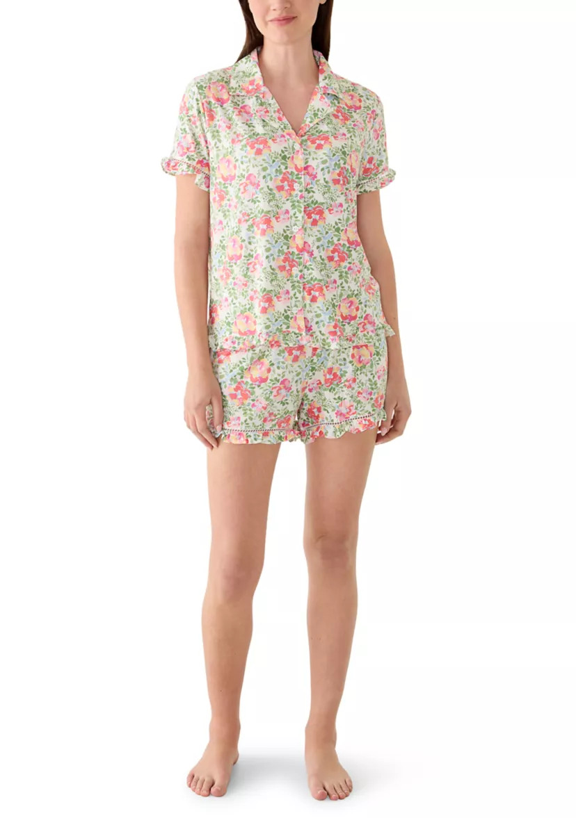 Women's Shirt and Shorts Print Pajama Set | Belk