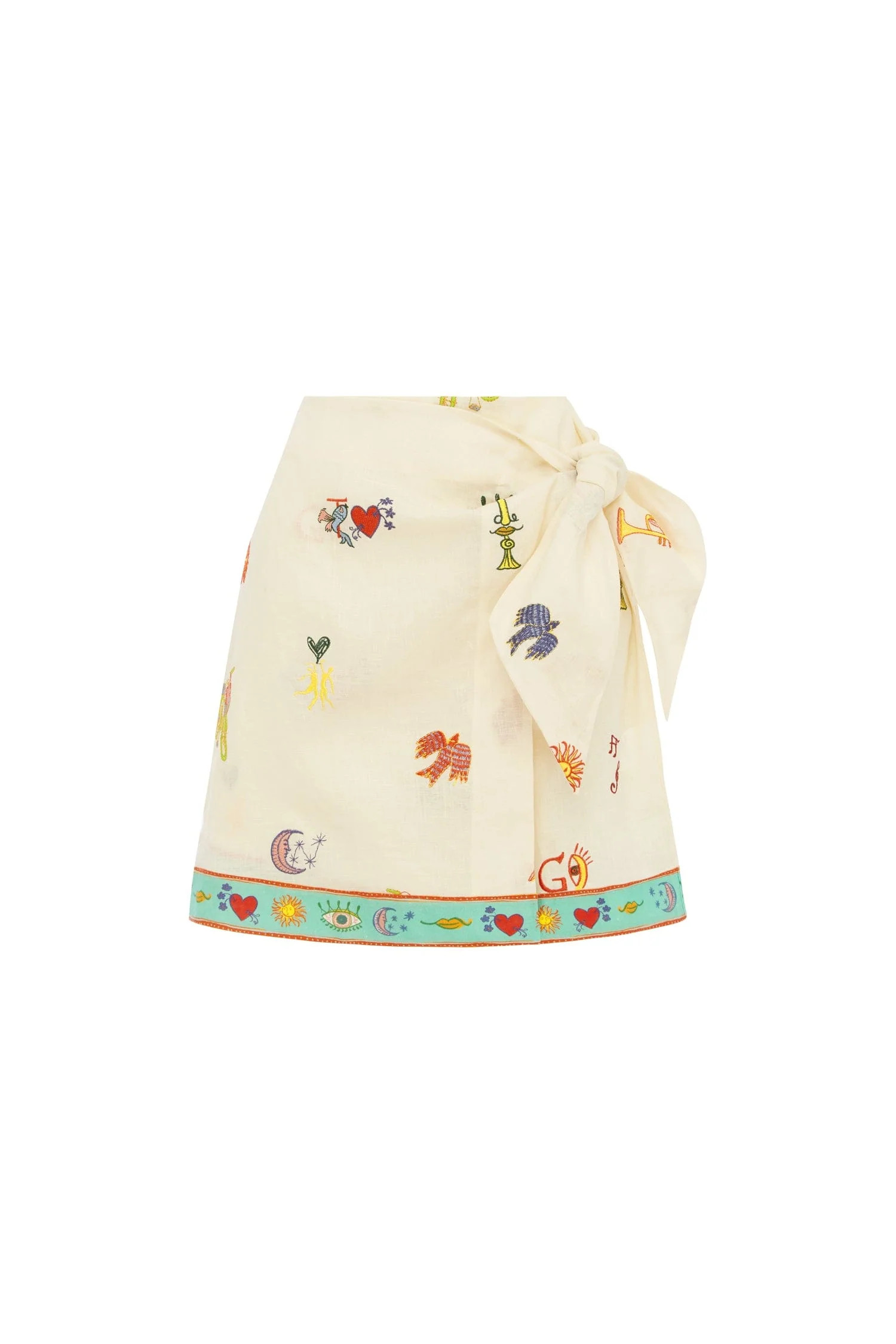 HOLIDAY GO-TO EMBROIDERED SKIRT | Alemais (AU, US, UK)