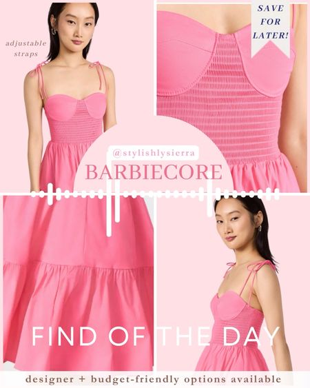 Barbie is taking over this weekend! Shop more barbiecore looks @stylishlysierra

This dress is perfect for any occasion. Doesn’t matter if you’re going to a baby shower or you’re a guest at a wedding. Pair with sneakers for a casual outfit or heels for an elegant look 

#LTKFind #LTKwedding #LTKstyletip