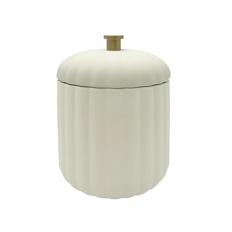 Beautiful By Drew Barrymore Bathroom Canister- Off White | Walmart (US)