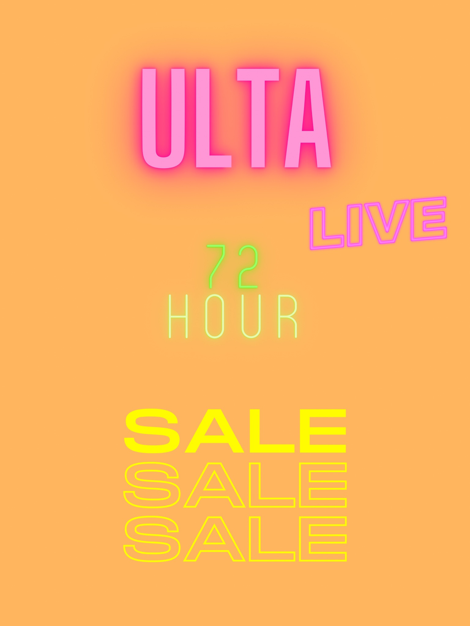 Ulta 72 hour beauty sale up to 50% off your favorite products! Don’t miss out bestie! 

#LTKxNSale #LTKFind #LTKsalealert