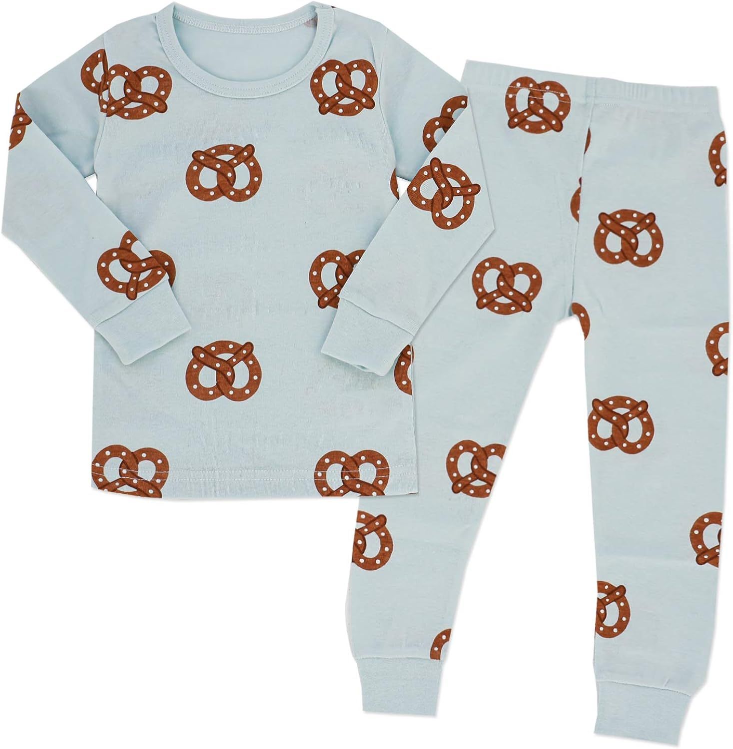 Mini-K Baby Toddler Kids Boys Girls Sleepwear Pajamas 100% Cotton Long Sleeve 2pcs Pjs Set | Amazon (US)