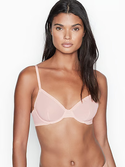 Sheer Luxe Unlined Demi Bra | Victoria's Secret (US / CA )