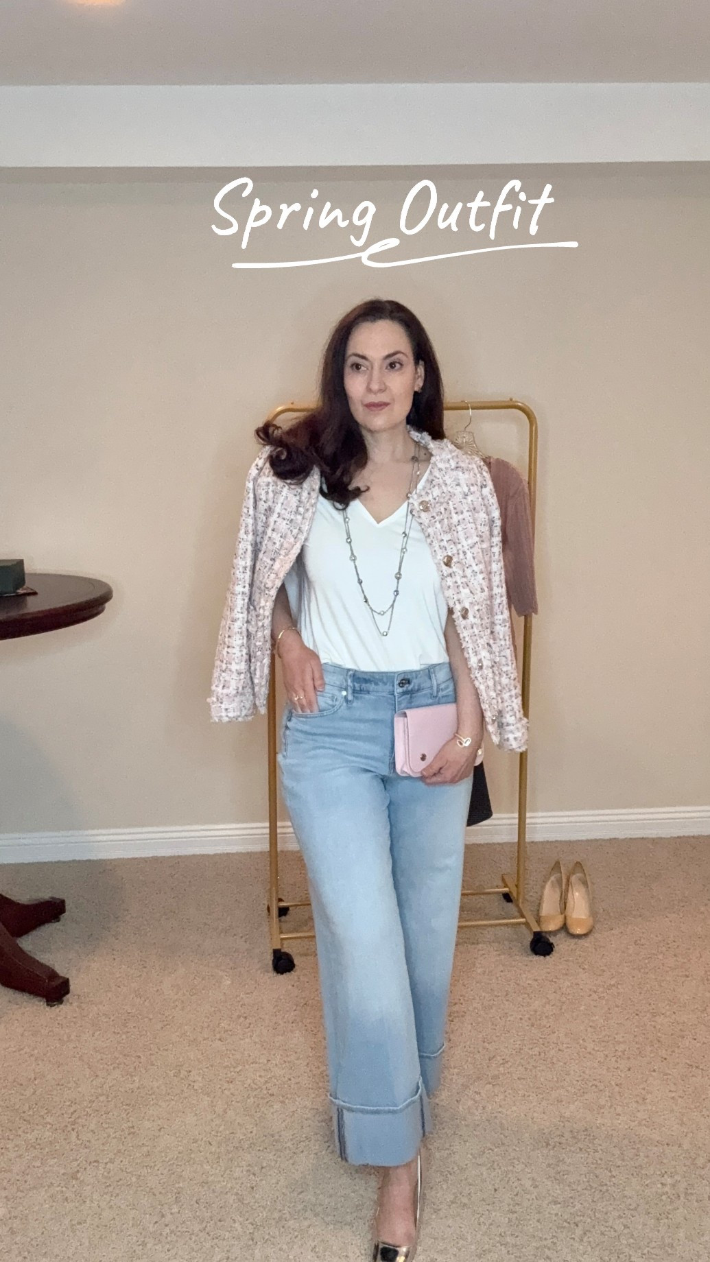 A classic tweed jacket is always chic. 

#LTKspring #LTKSaleAlert #LTKOver40