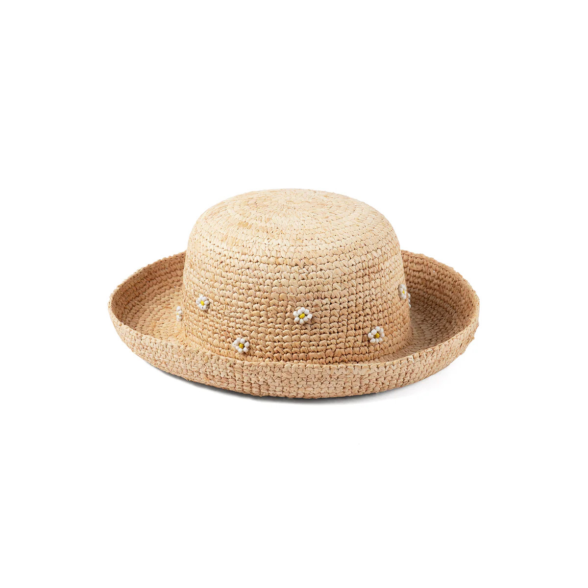 Daisy Cruiser Straw Boater Hat in Natural - Lack of Color | Lack of Color