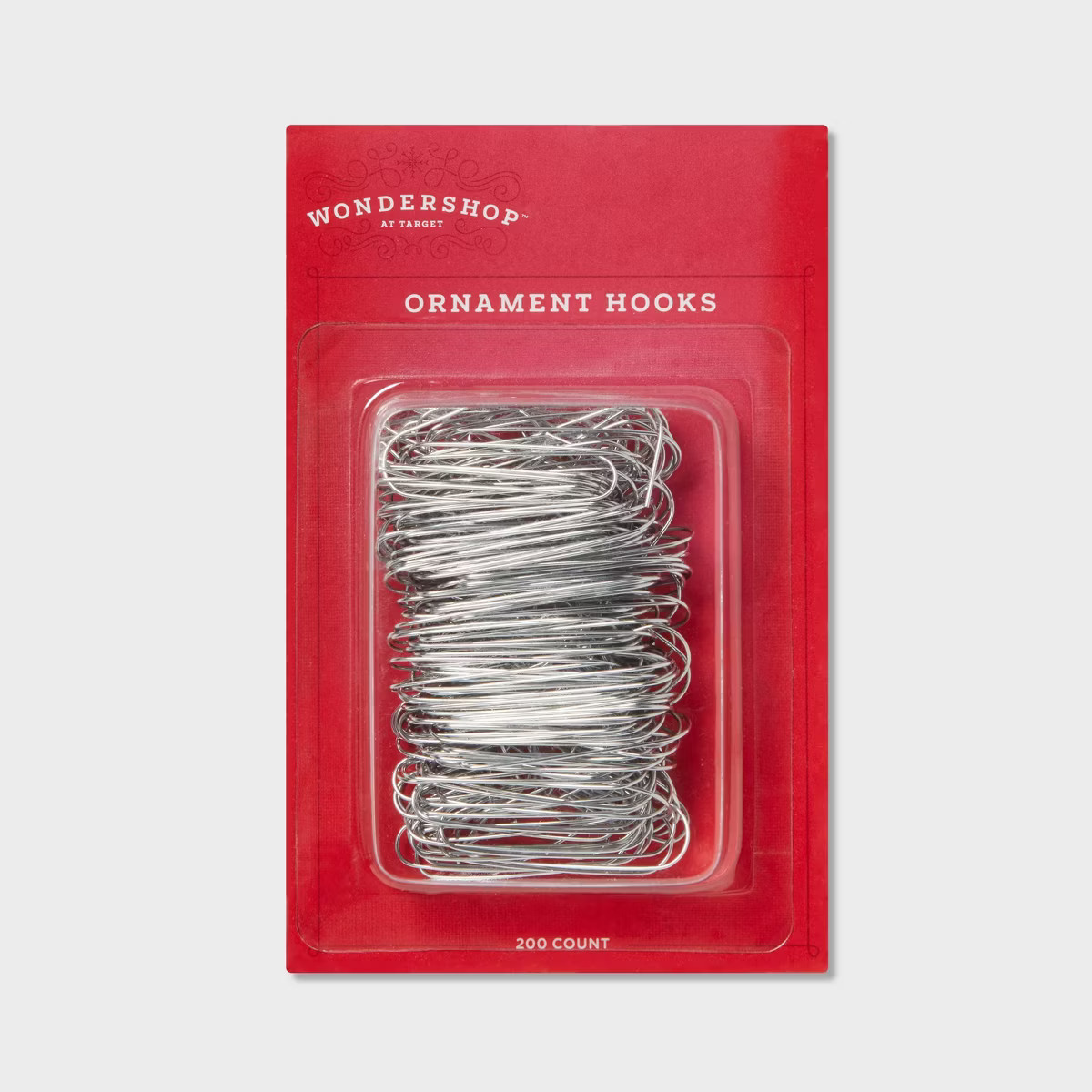 200ct Silver Christmas Ornament Hook - Wondershop™ | Target