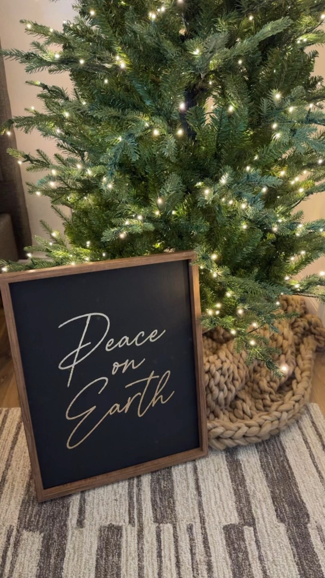 This wall art is less than $15! It’s even prettier in person. I’m linking this and other affordable Christmas decor here  

#LTKFindsUnder50 #LTKHome #LTKHoliday