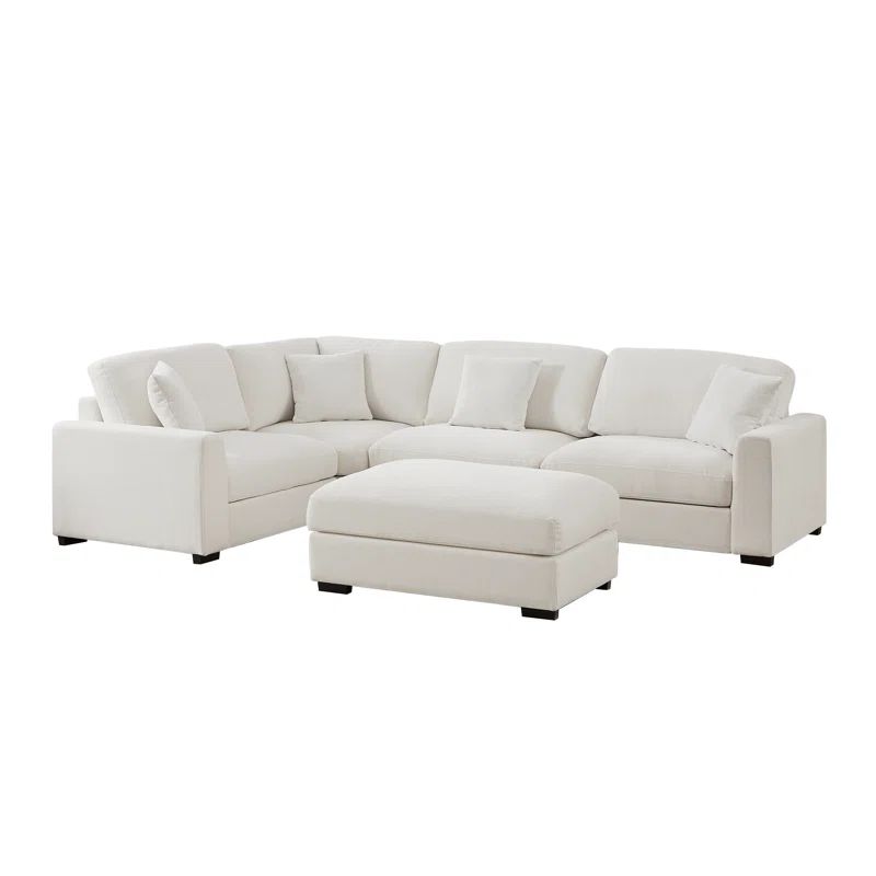 Eugenija 5 - Piece Upholstered Sectional | Wayfair North America