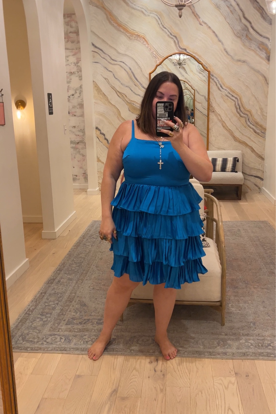 arula blue dress denisemarieko on LTK Alyce Paris Prom 61775 collection: cleopatra Color:CornflowerBlue