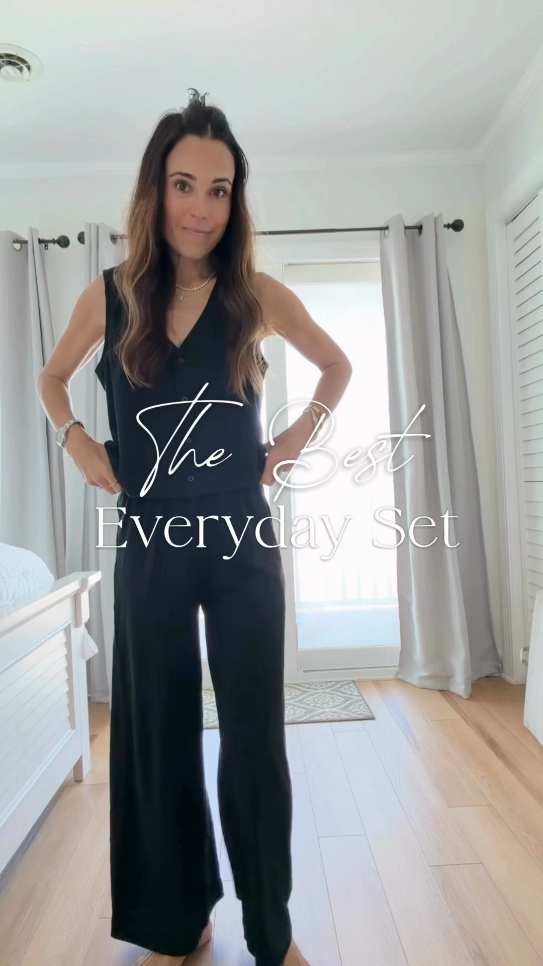 So nice I bought it twice.. actually three times 🙃 it really is just the perfect everyday set! 10/10 recommend. Runs tts wearing size xs 

#LTKmomlife #LTKSeasonal #LTKOver40