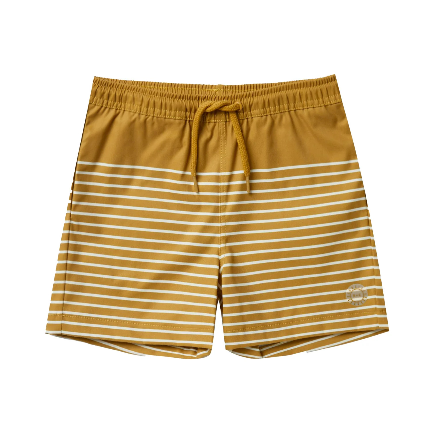 Rylee & Cru Boardshort, Gold Stripe | SpearmintLOVE