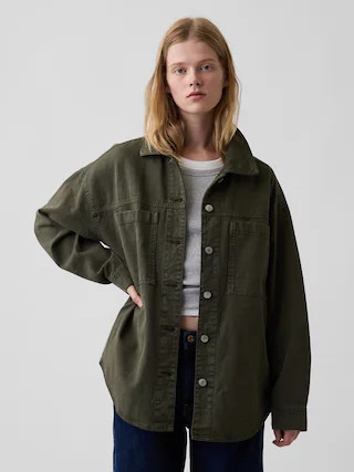 Oversized Shirt Jacket | Gap (US)