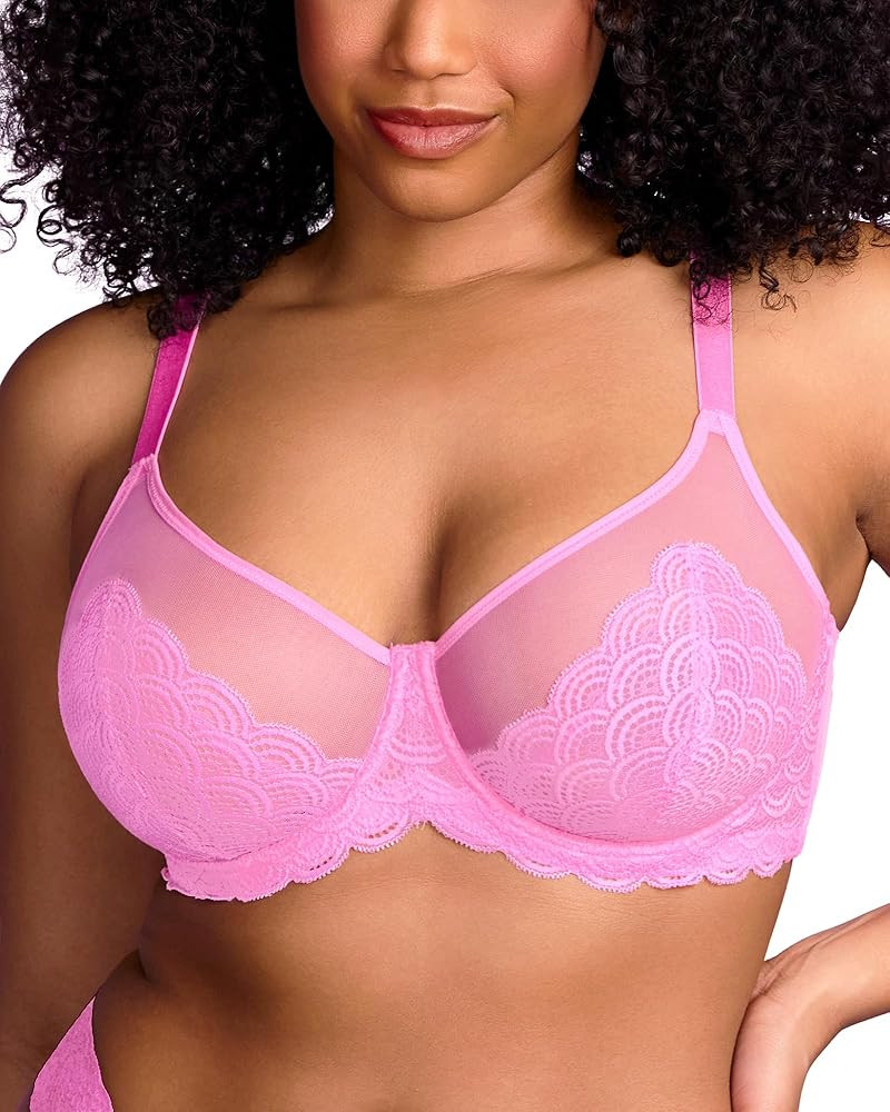 HSIA Minimizer Bras Full Coverage Large Bust Plus Size, Mermaid Scales | Amazon (US)