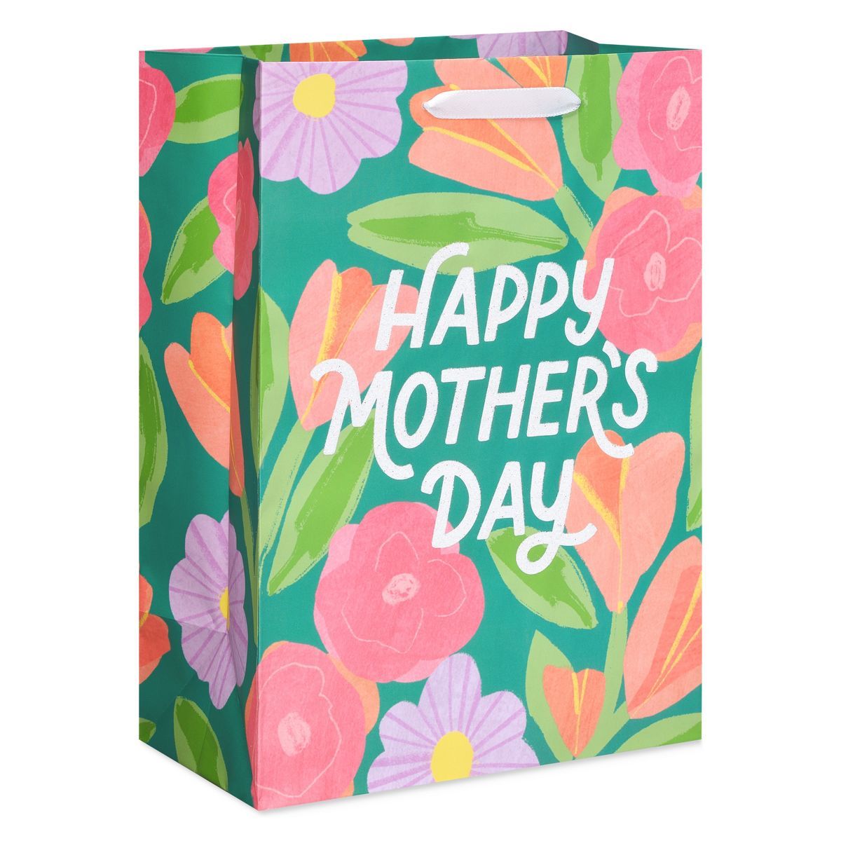 Mother's Day Medium Gift Bag Floral 'Happy Mother's Day' | Target