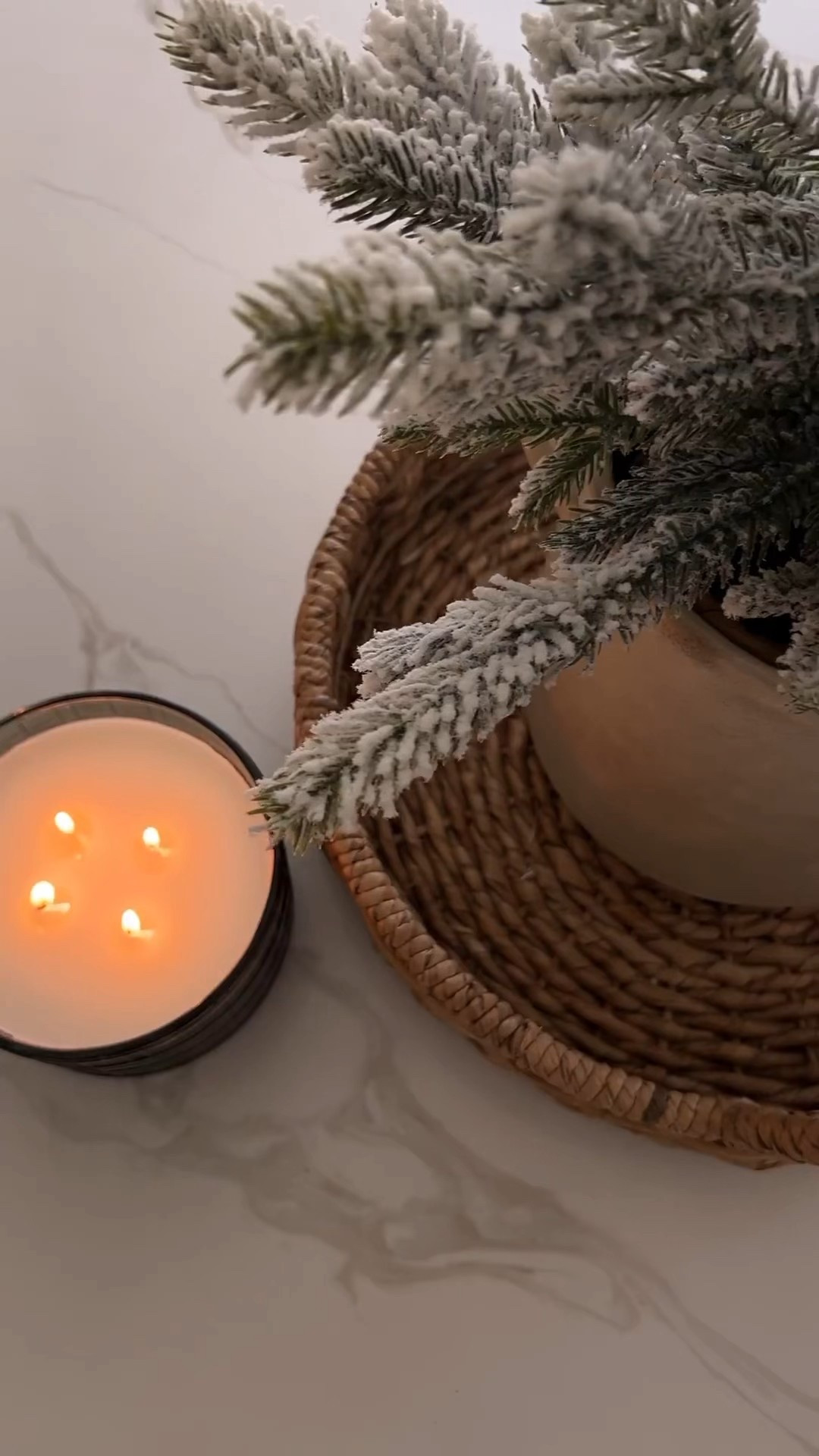 Christmas candle and tree for the kitchen

#LTKHome #LTKFindsUnder50 #LTKHoliday