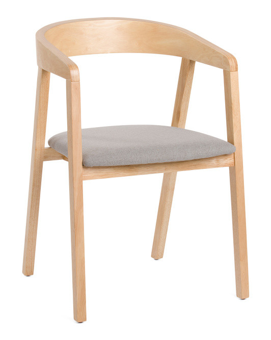 Rubberwood Upholstered Dining Chair | TJ Maxx