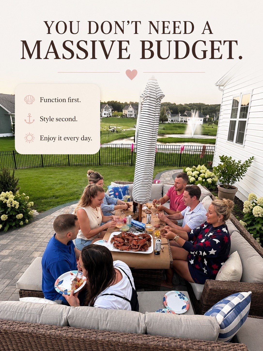 The best outdoor sectional from Walmart!