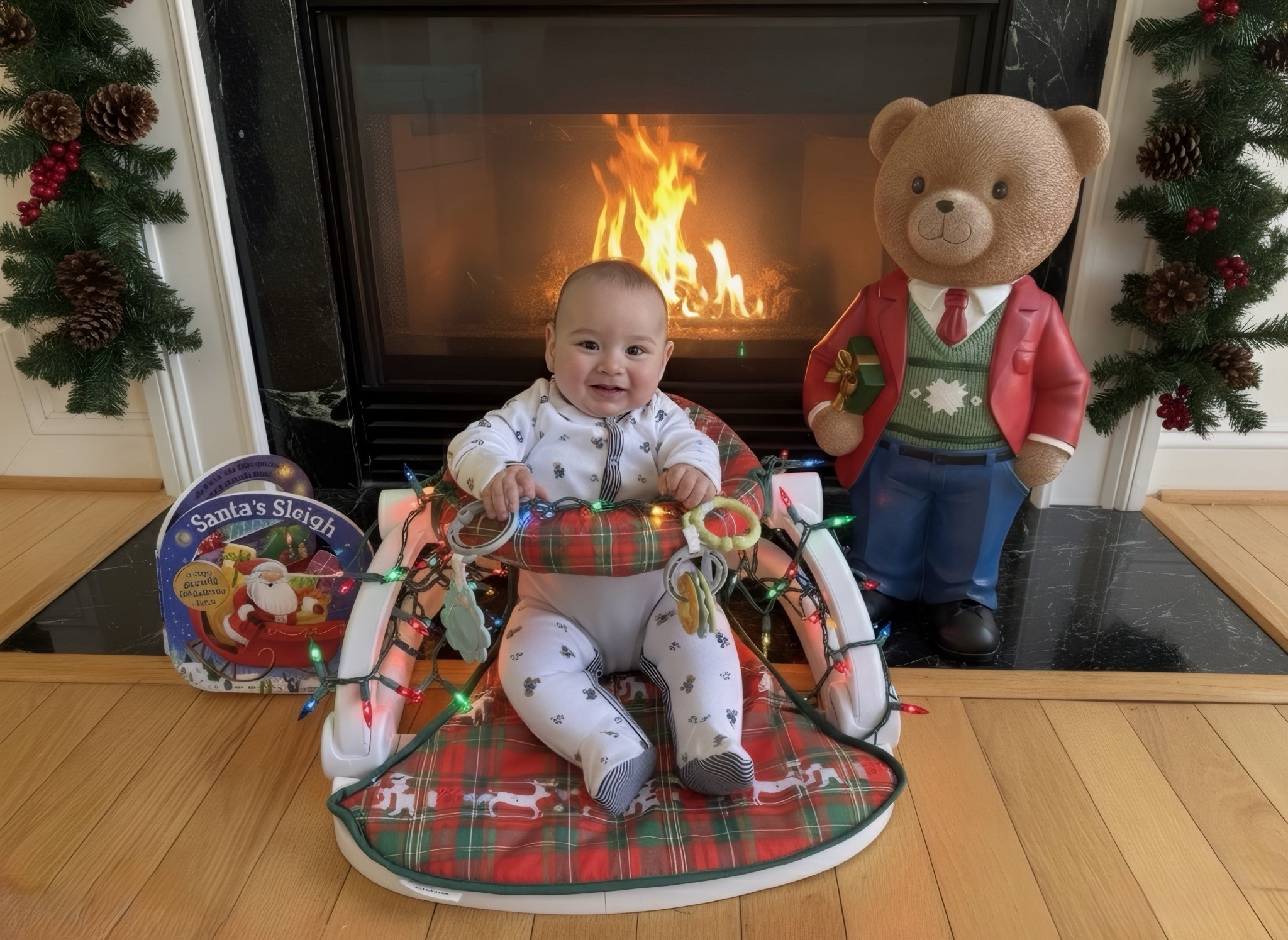 Because we absolutely had to take the early holiday pictures with our Wellesley Bear and in our new Ralph Lauren Polo onesies!  

#LTKHome #LTKBaby #LTKHoliday
