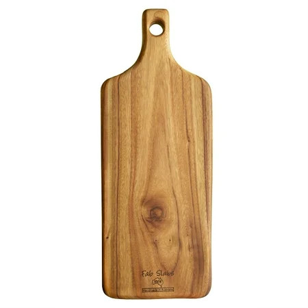 Fab Slabs Natural Wood Large Cutting Board with Handle for Kitchen Heavy Duty Camphor Laurel Wooden  | Walmart (US)