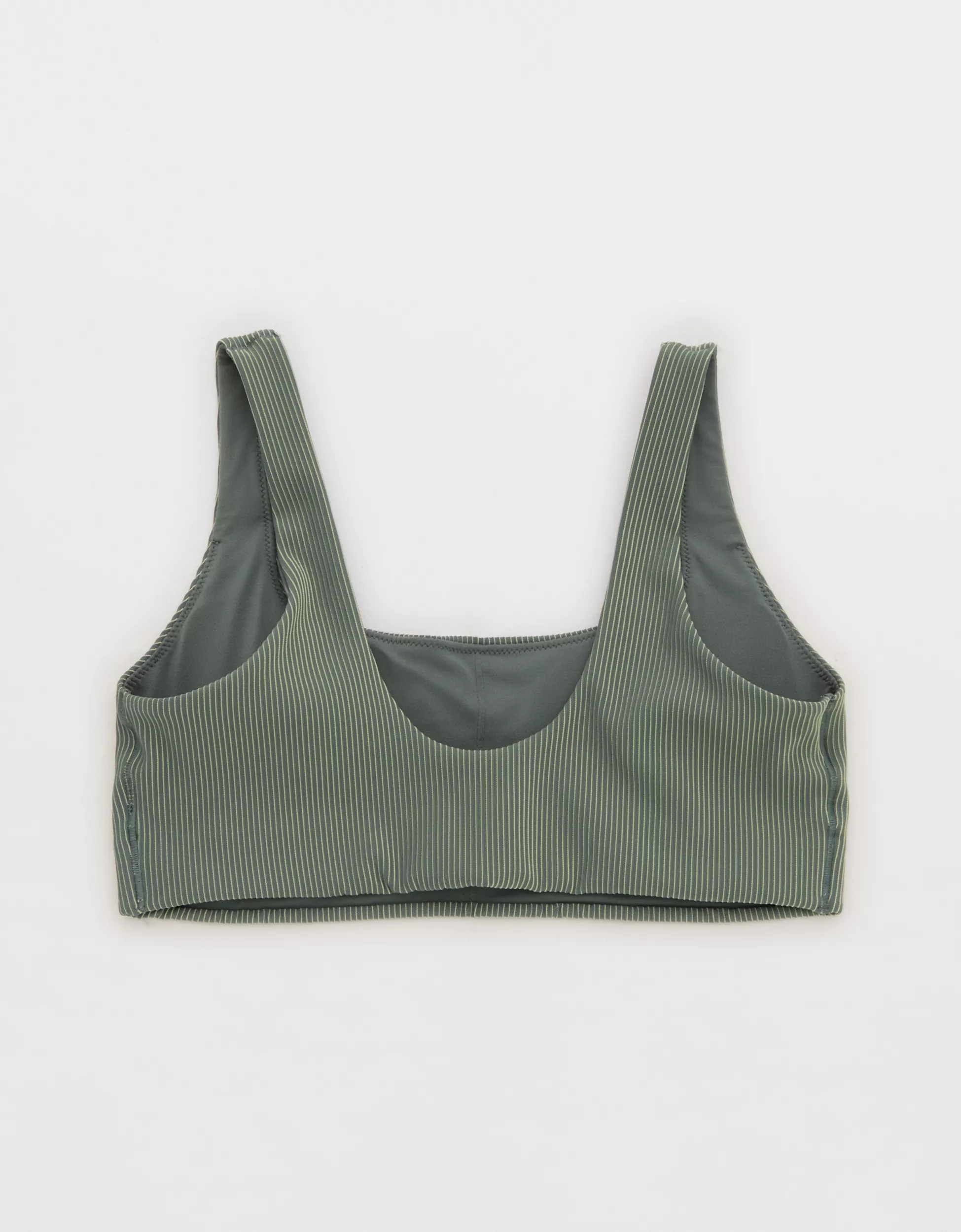 OFFLINE By Aerie Stripe Rib Classic Sports Bra | Aerie