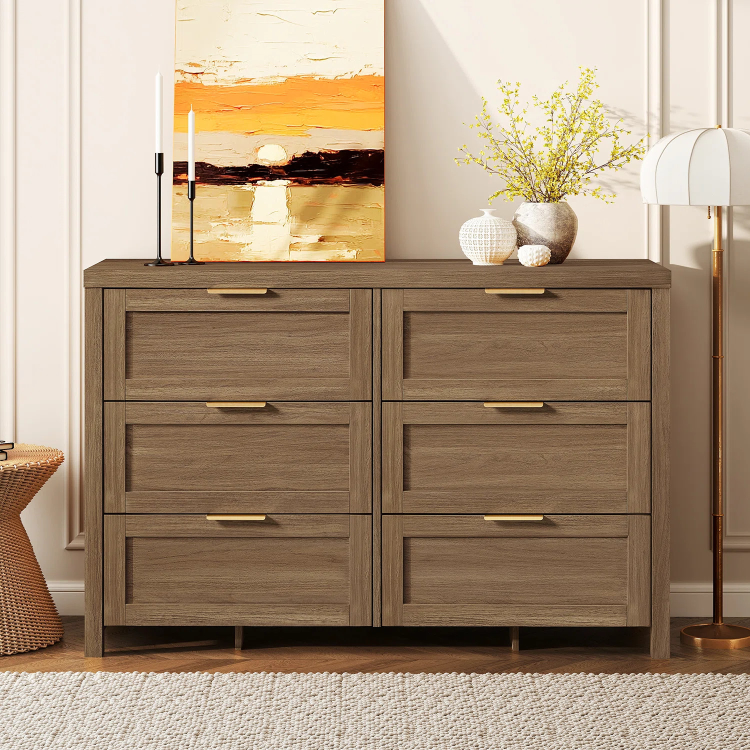 Allenside 47.24'' W 6 - Drawer Dresser | Wayfair North America