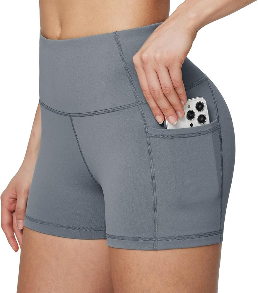 BALEAF Women's 8"/ 5"/ 3" Biker Shorts High Waist Yoga Workout Gym Running Volleyball Spandex Sho... | Amazon (US)